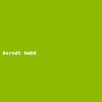 Hersteller: Berndt GmbH