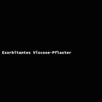 Exorbitantes Viscose-Pflaster