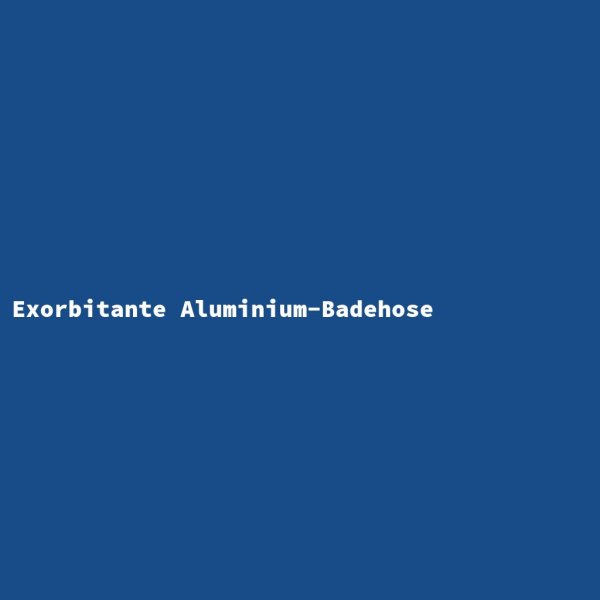 Exorbitante Aluminium-Badehose