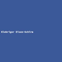 Klebriger Eisen-Schirm