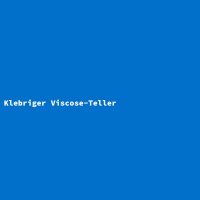 Klebriger Viscose-Teller