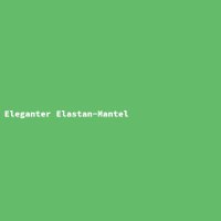 Eleganter Elastan-Mantel