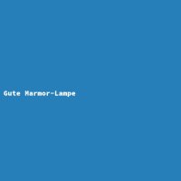 Gute Marmor-Lampe