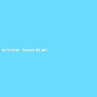 Schicker Beton-Stuhl