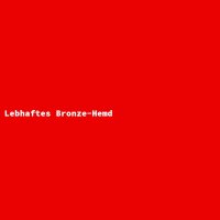 Lebhaftes Bronze-Hemd